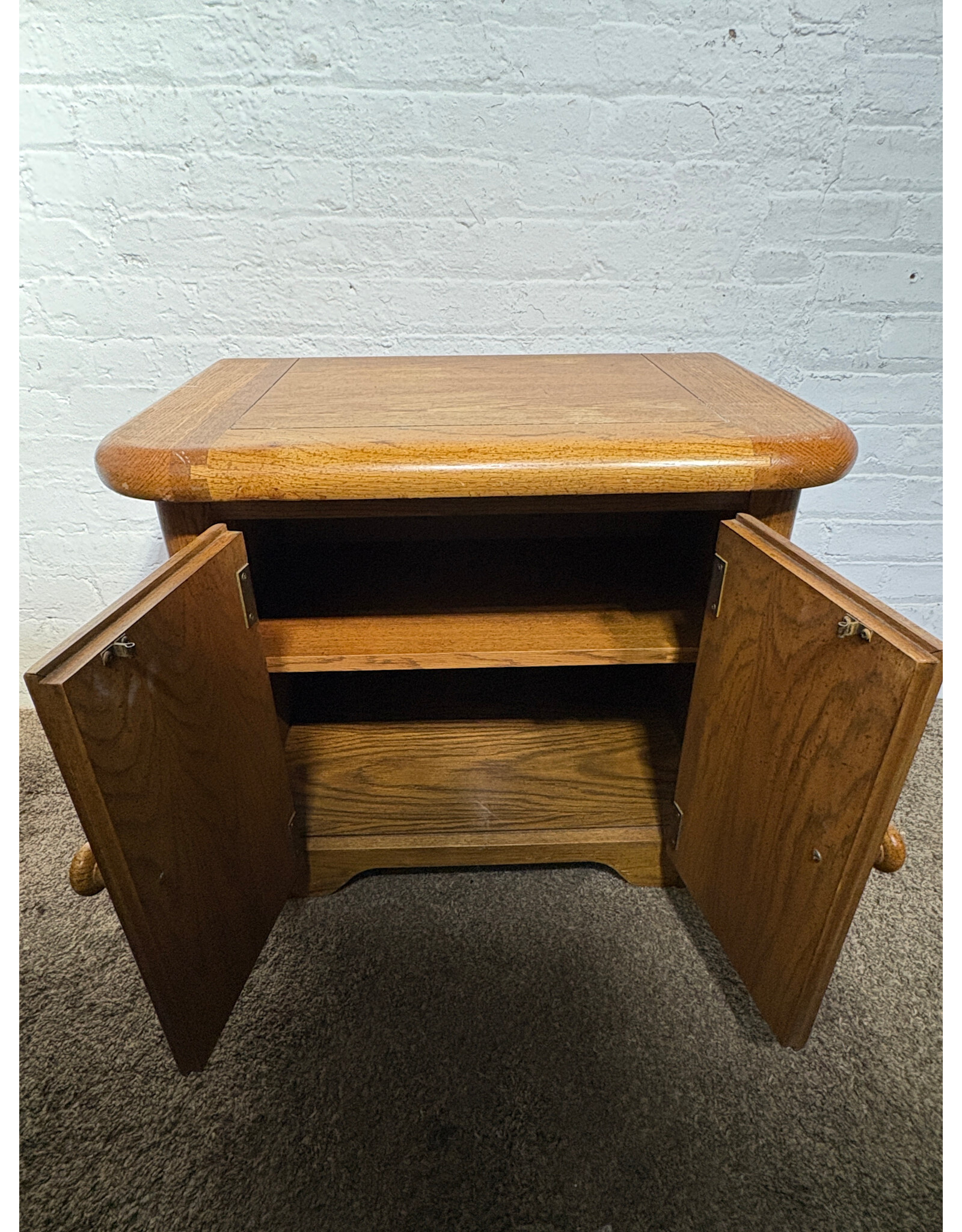 Vintage Solid Wood Bedside Cabinet