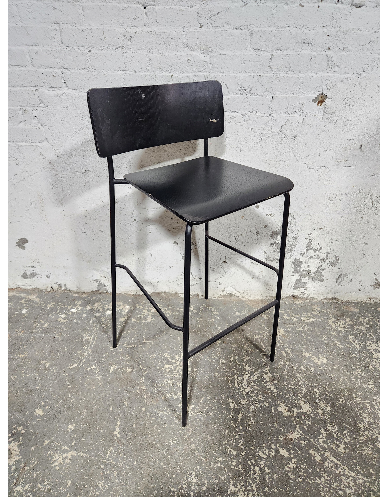 Modern Black Barstool