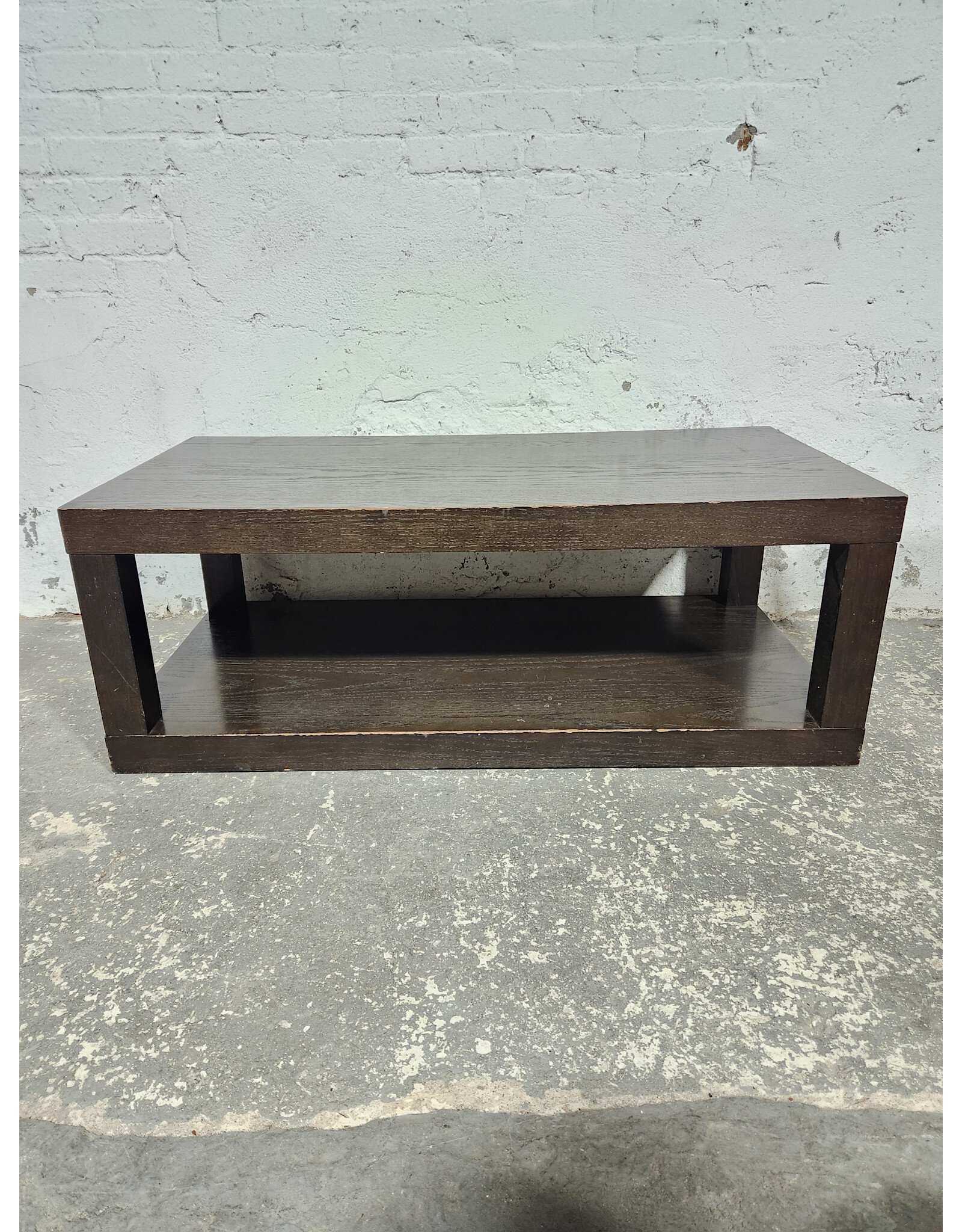 Rectangular Wooden Box Coffee Table