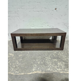 Rectangular Wooden Box Coffee Table