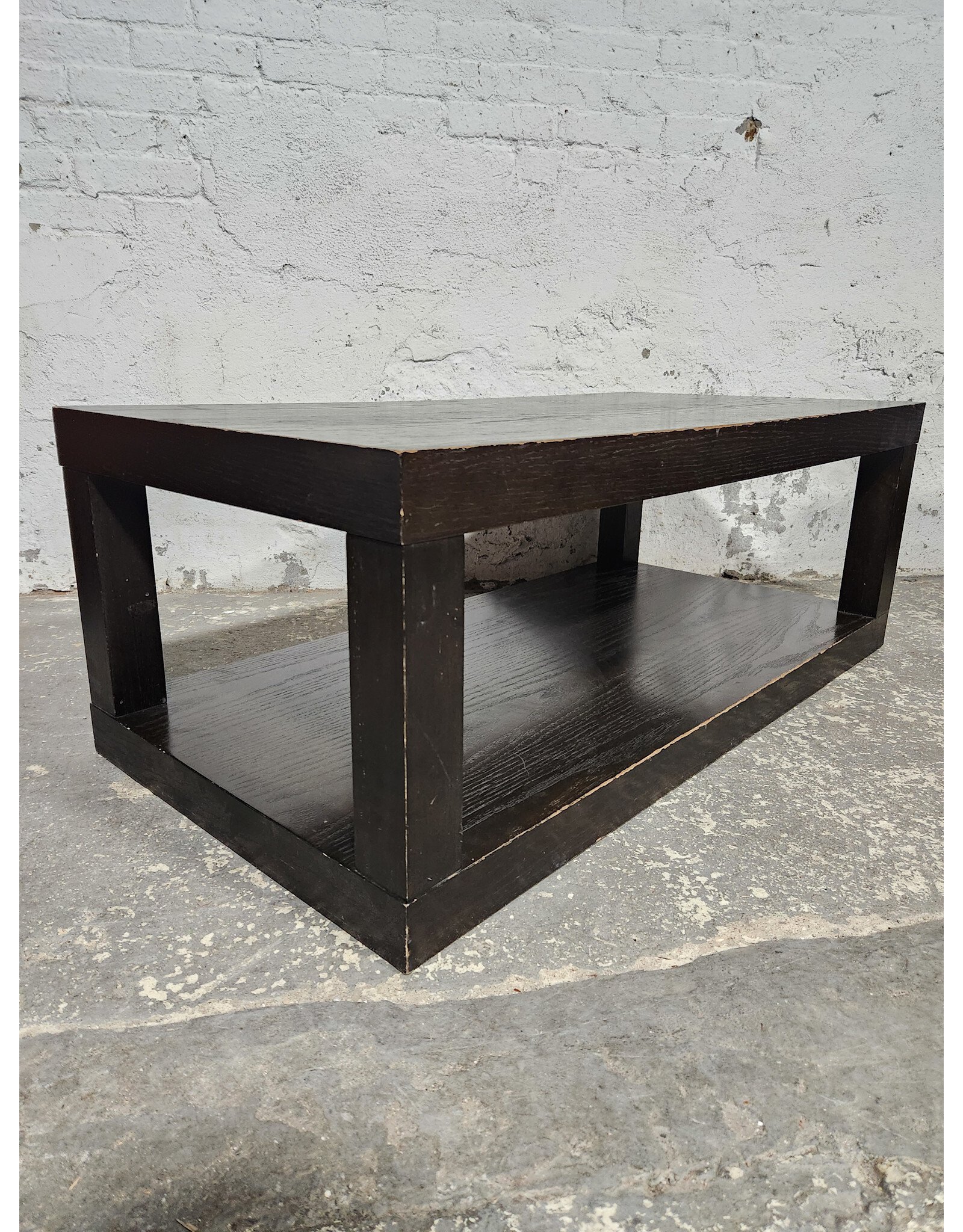 Rectangular Wooden Box Coffee Table