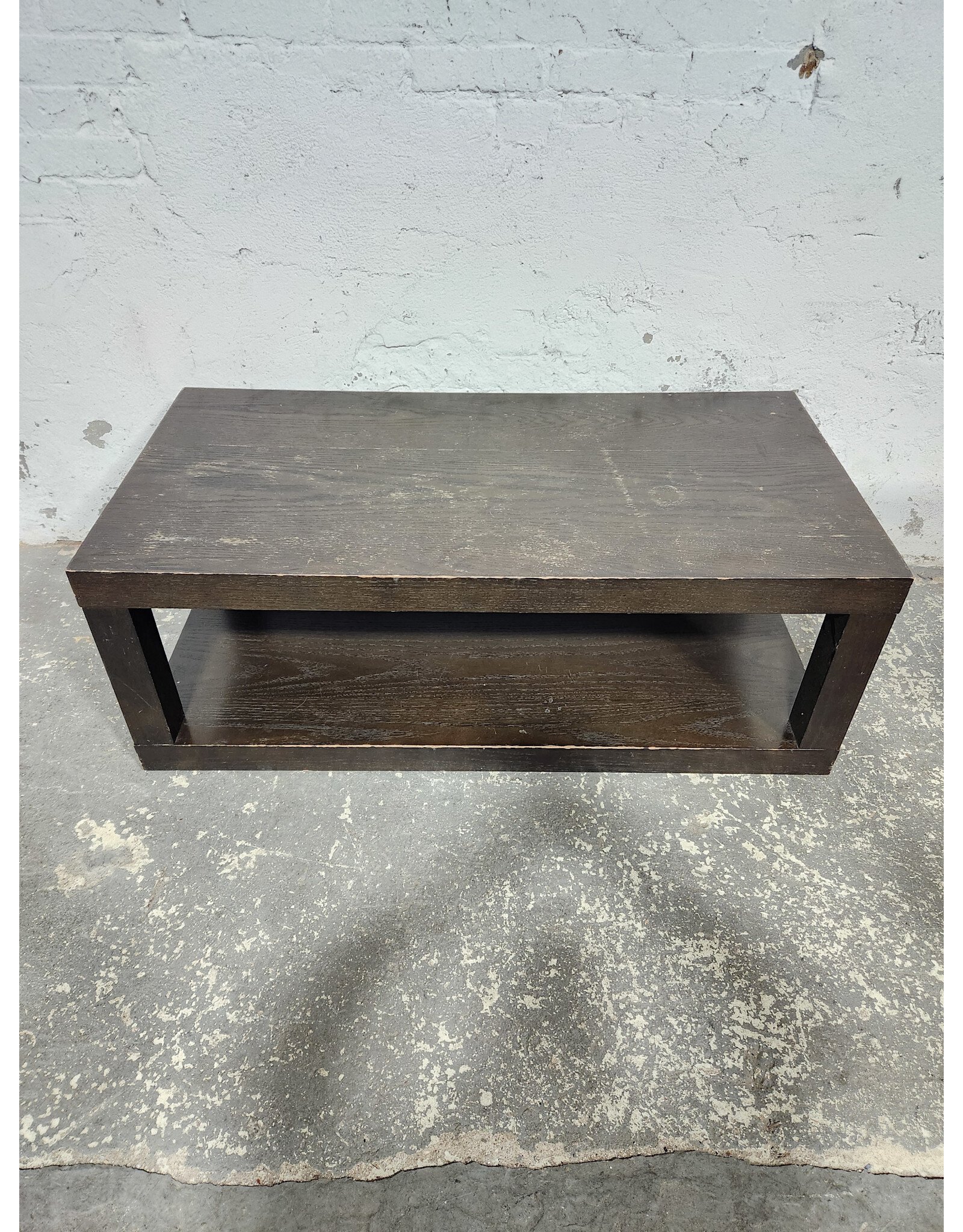 Rectangular Wooden Box Coffee Table