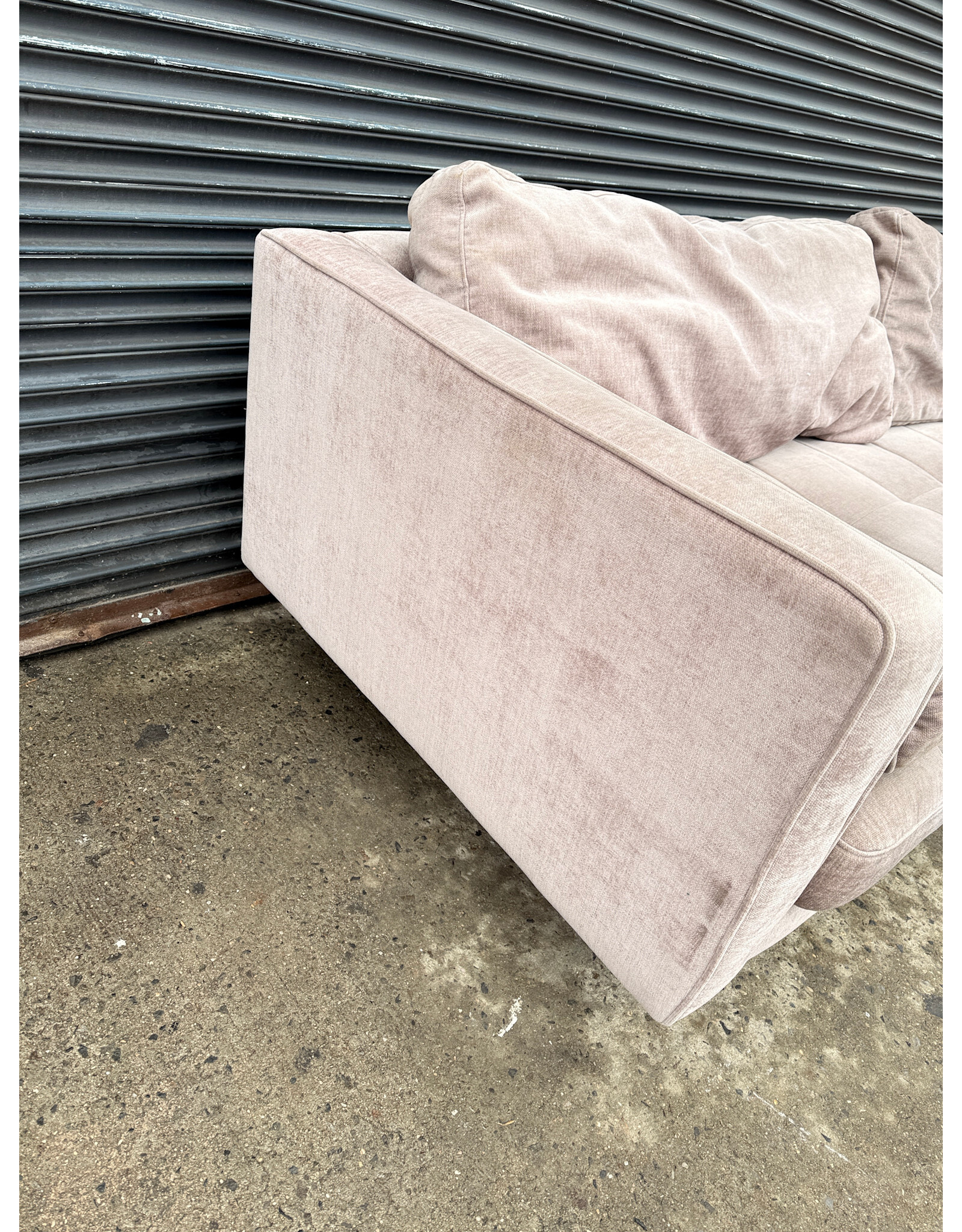 West Elm Dennes Pink Sofa