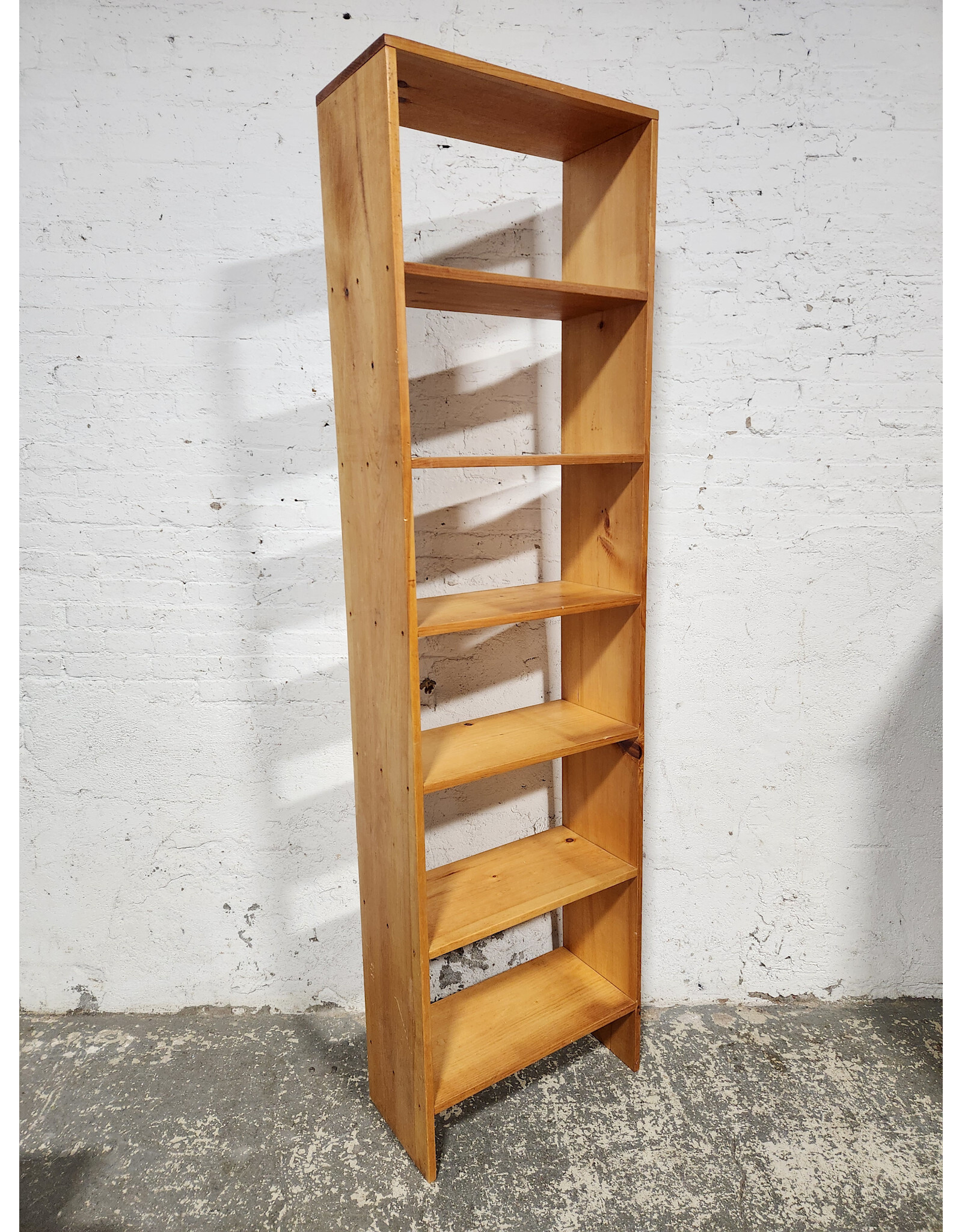 Tall Basic Wooden Bookshelf