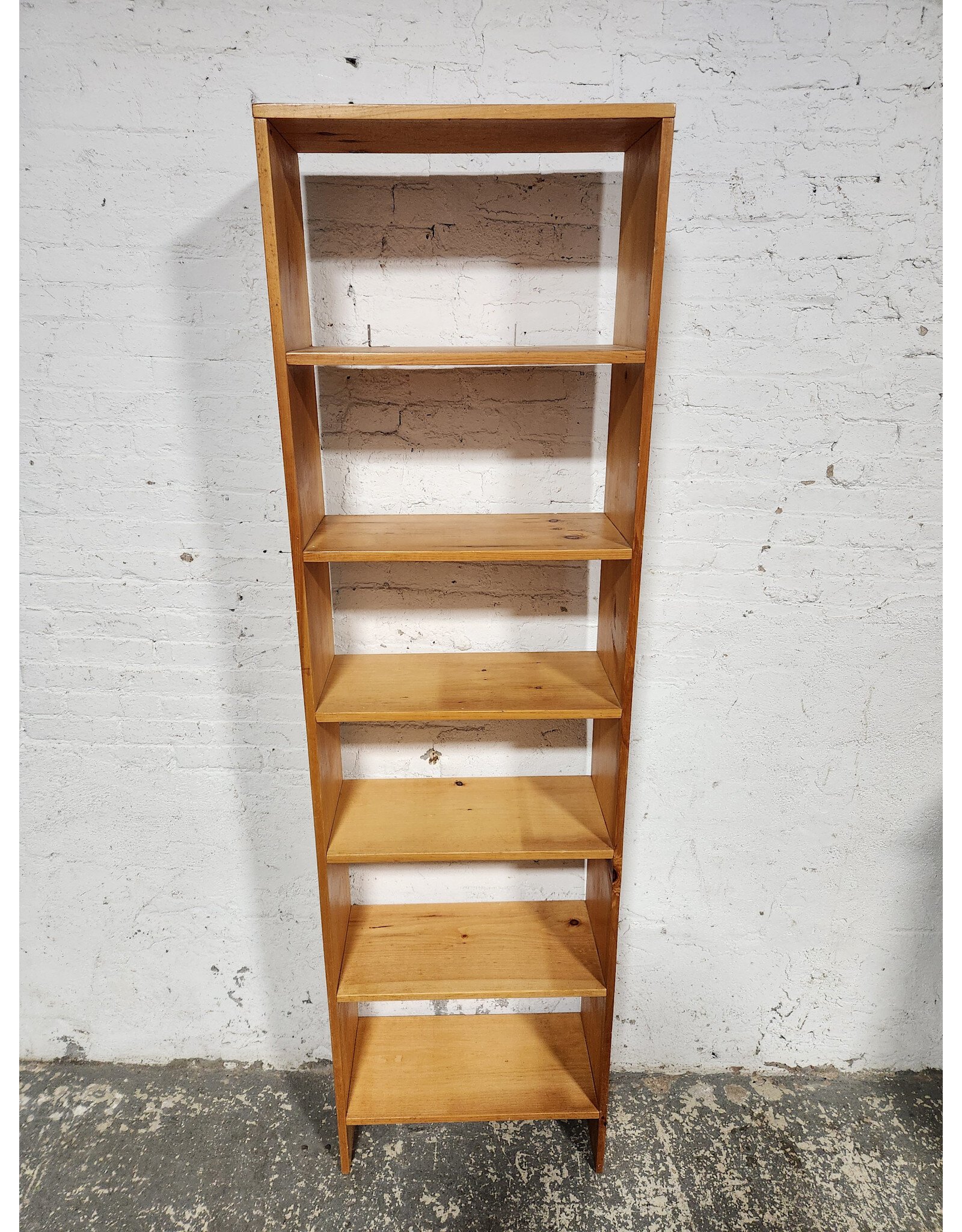 Tall Basic Wooden Bookshelf