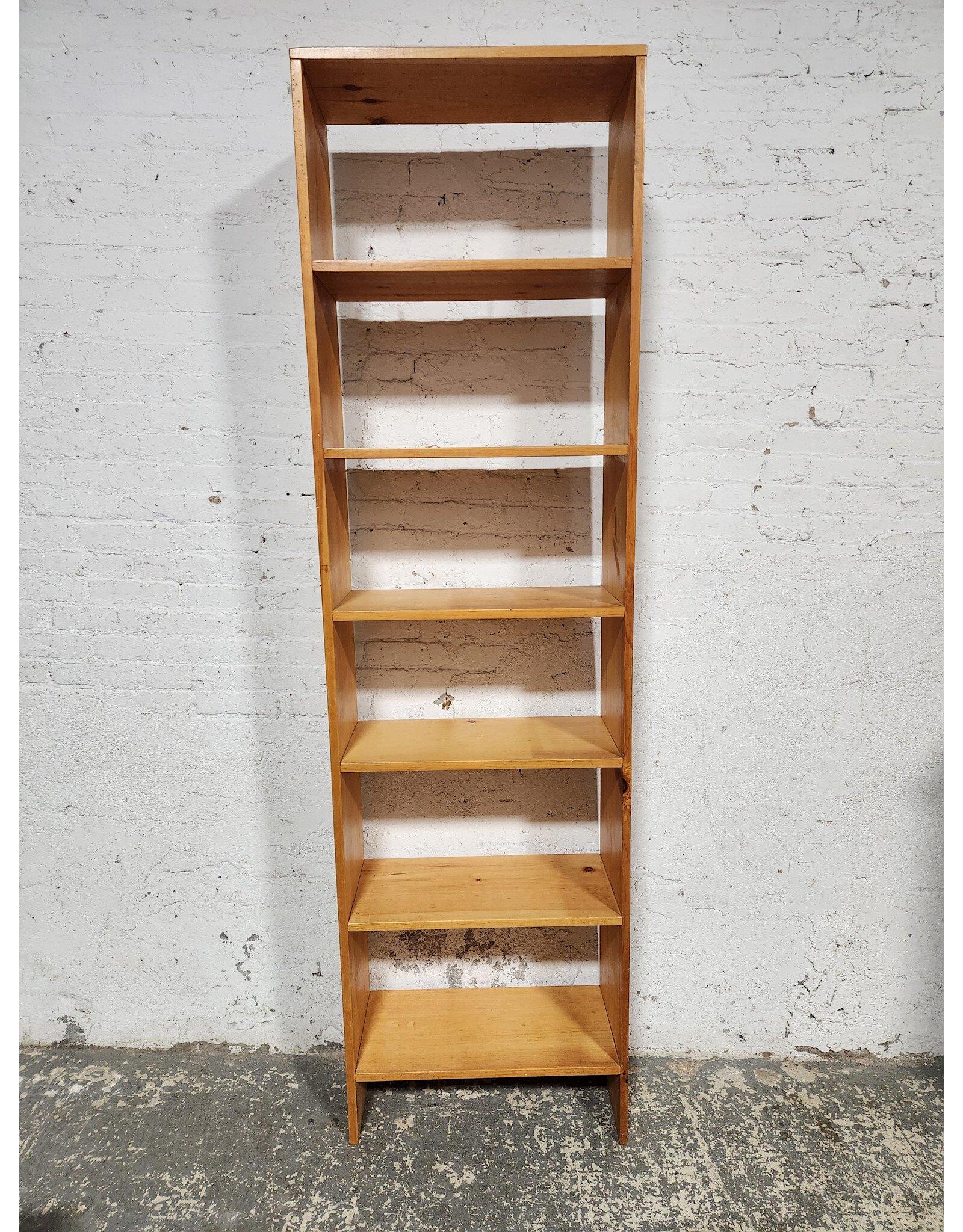 Tall Basic Wooden Bookshelf