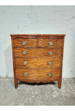 Antique Bow Front Chest of Drawers