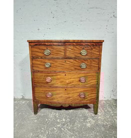 Antique Bow Front Chest of Drawers