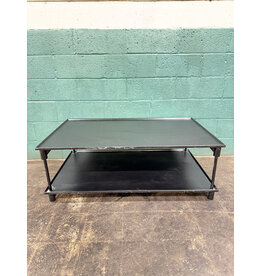 Restoration Hardware 20th Century European Factory Rectangular Metal Coffee Table