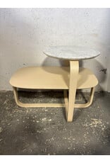 West Elm Marble and Wood Multi-level Coffee Table