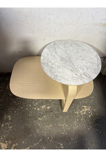 West Elm Marble and Wood Multi-level Coffee Table