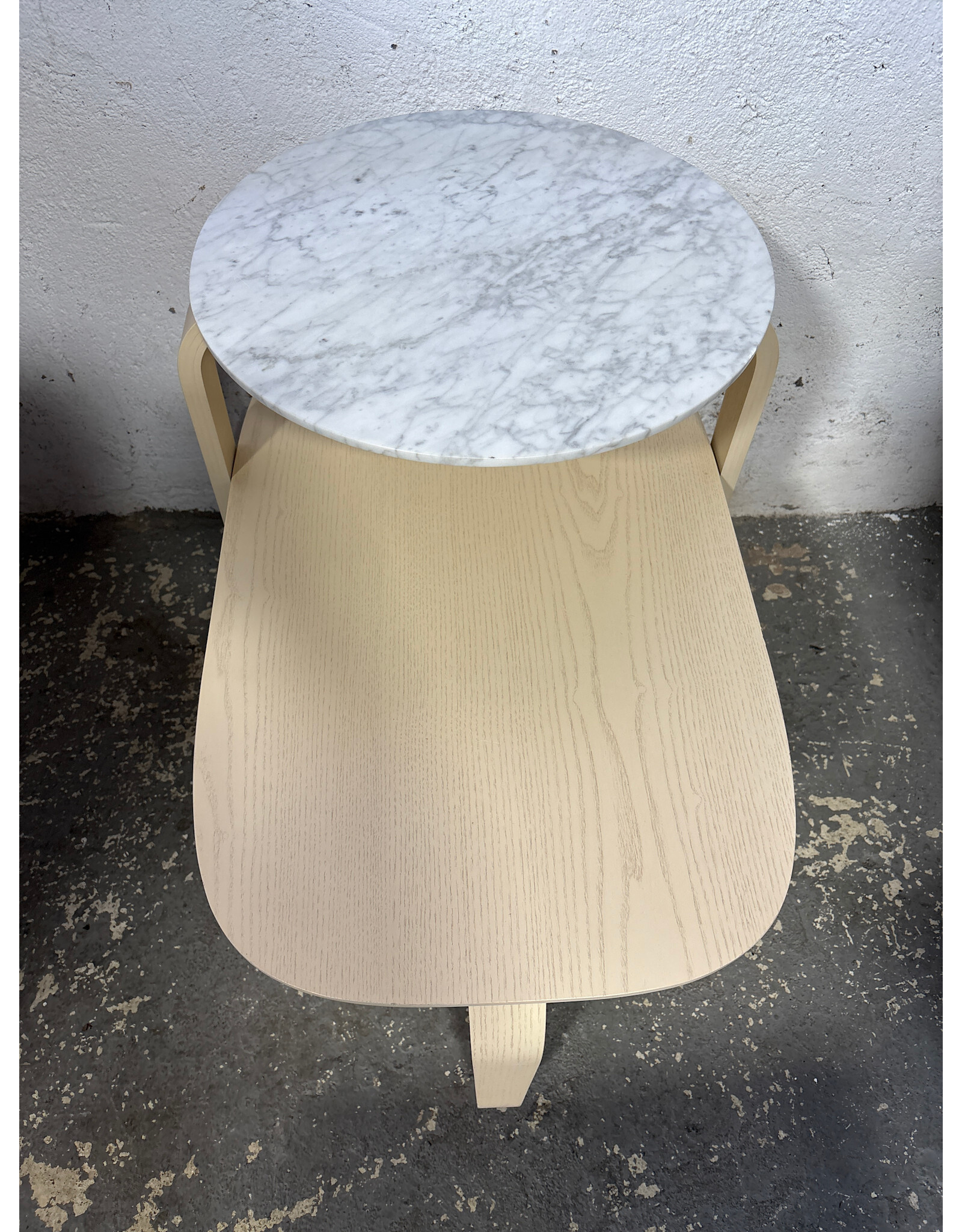 West Elm Marble and Wood Multi-level Coffee Table