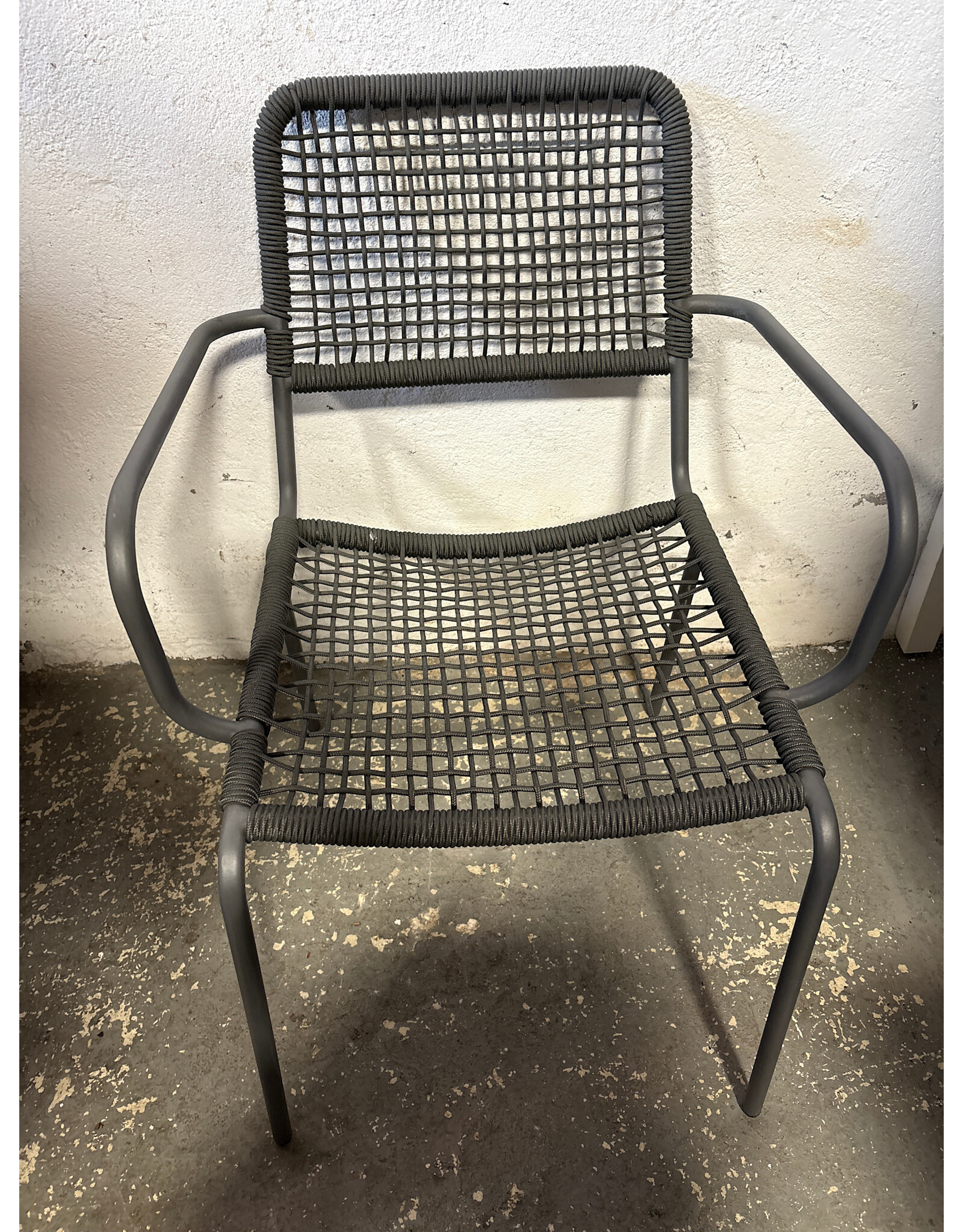 Thunder Black Manna Outdoor Dining Chair