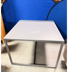 Square Metal Frame Work Table