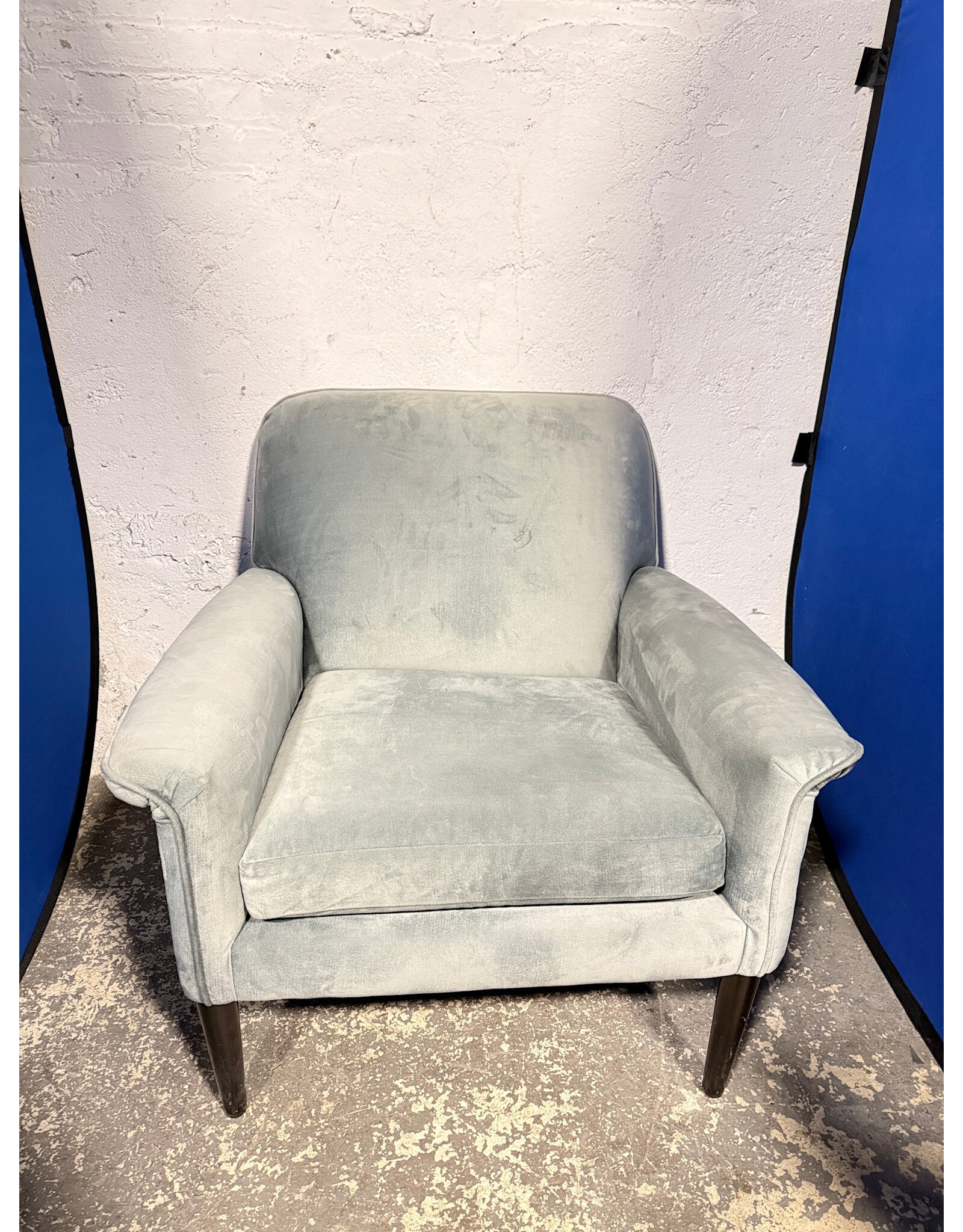 West Elm West Elm Anders Blue Lounge Chair