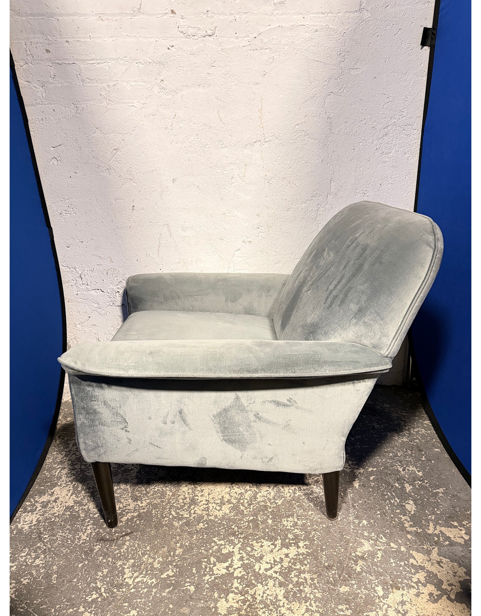 West Elm West Elm Anders Blue Lounge Chair