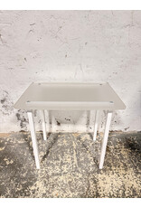 White Brushed Finish Game Table