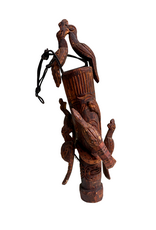 Wooden African Bird Sculpture