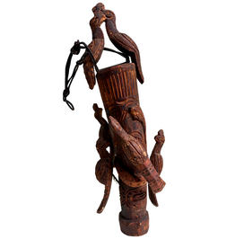 Wooden African Bird Sculpture