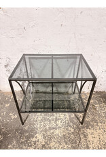 Iron 2-Tier Side Table