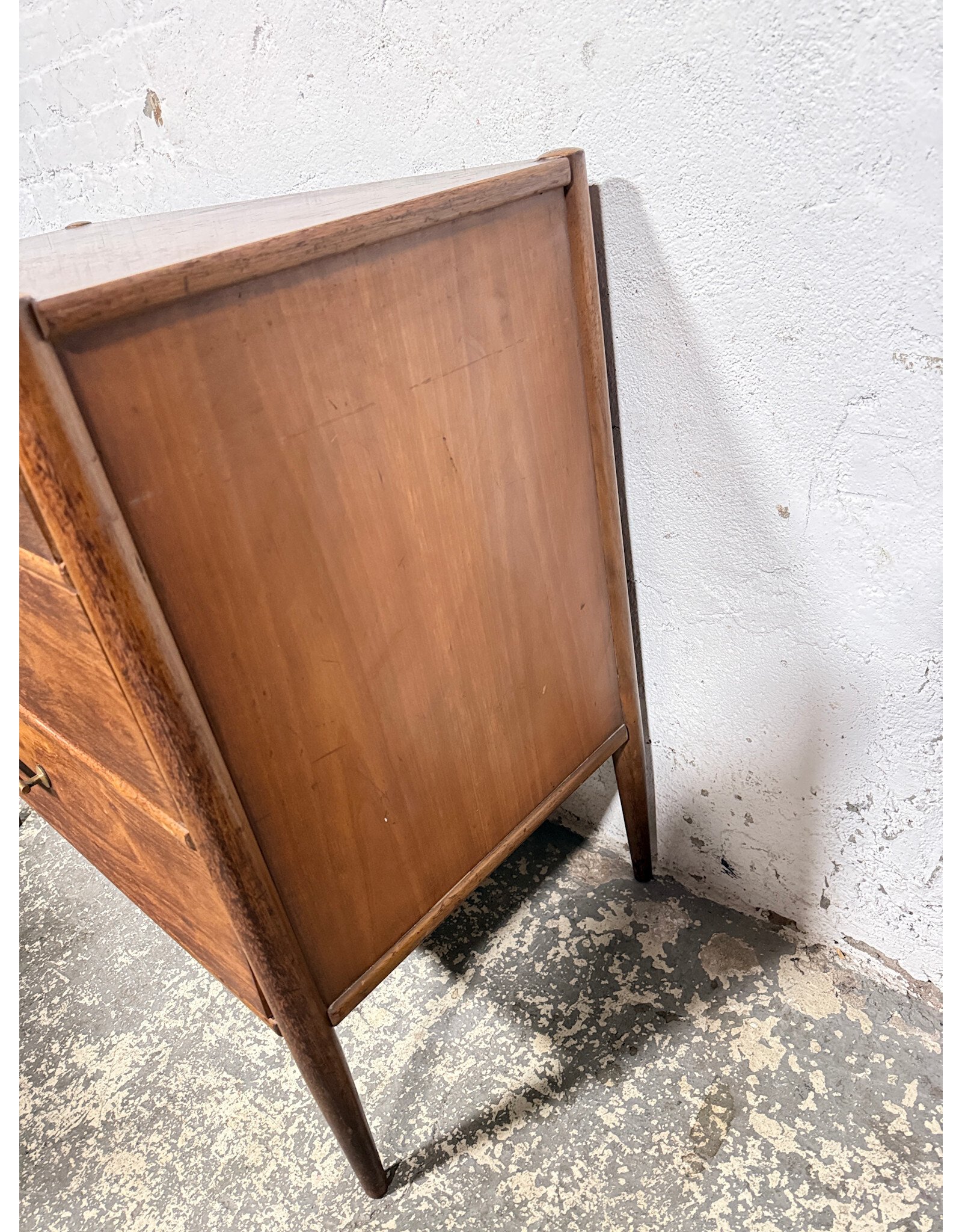 Heritage Henredon Walnut Mcm 3-Drawer Chest