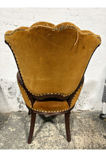 Antique Victorian Velvet Armchair