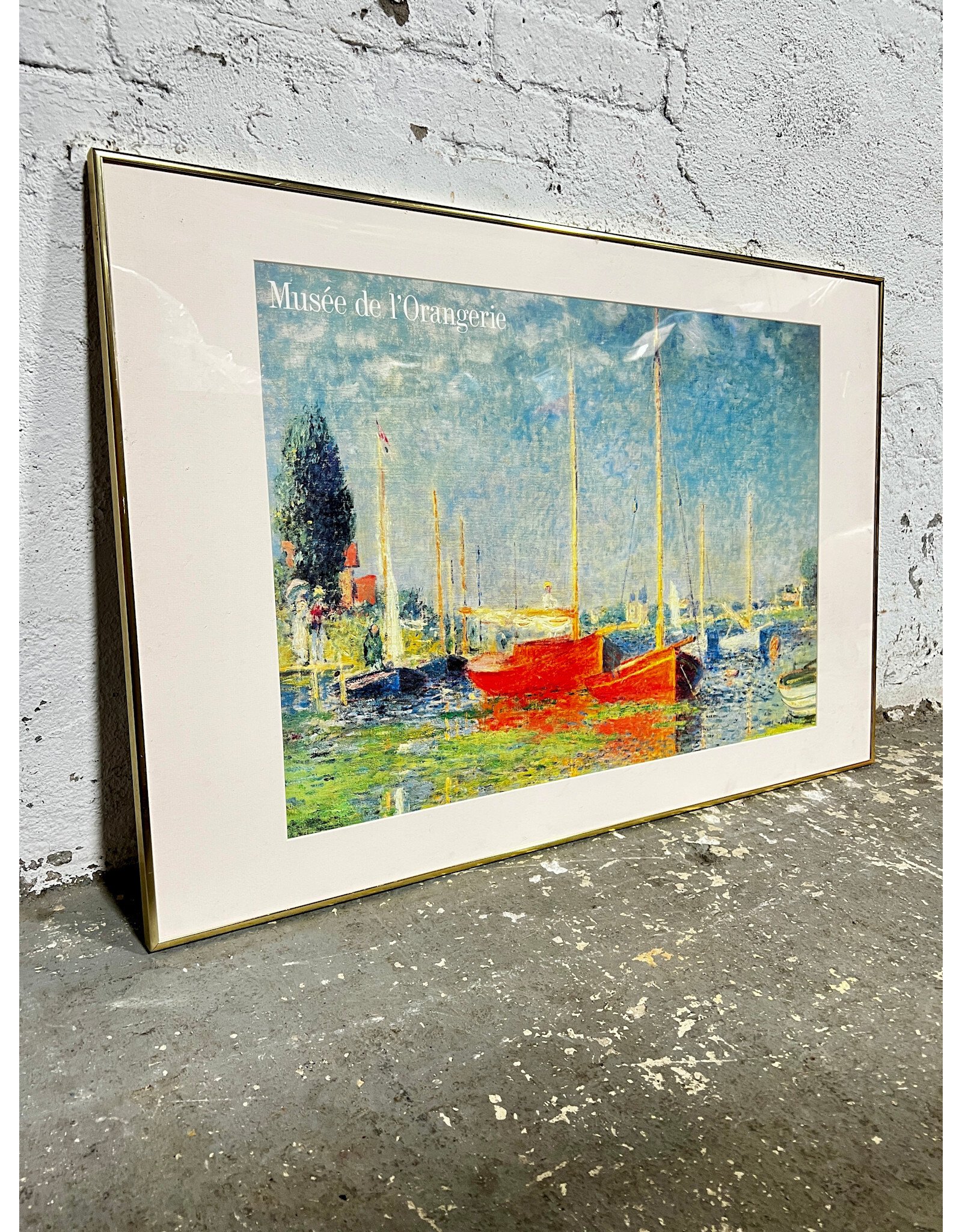 Framed Claude Monet--Musee de l'Orangie Museum Poster
