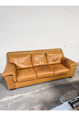 Brown Leather Sofa