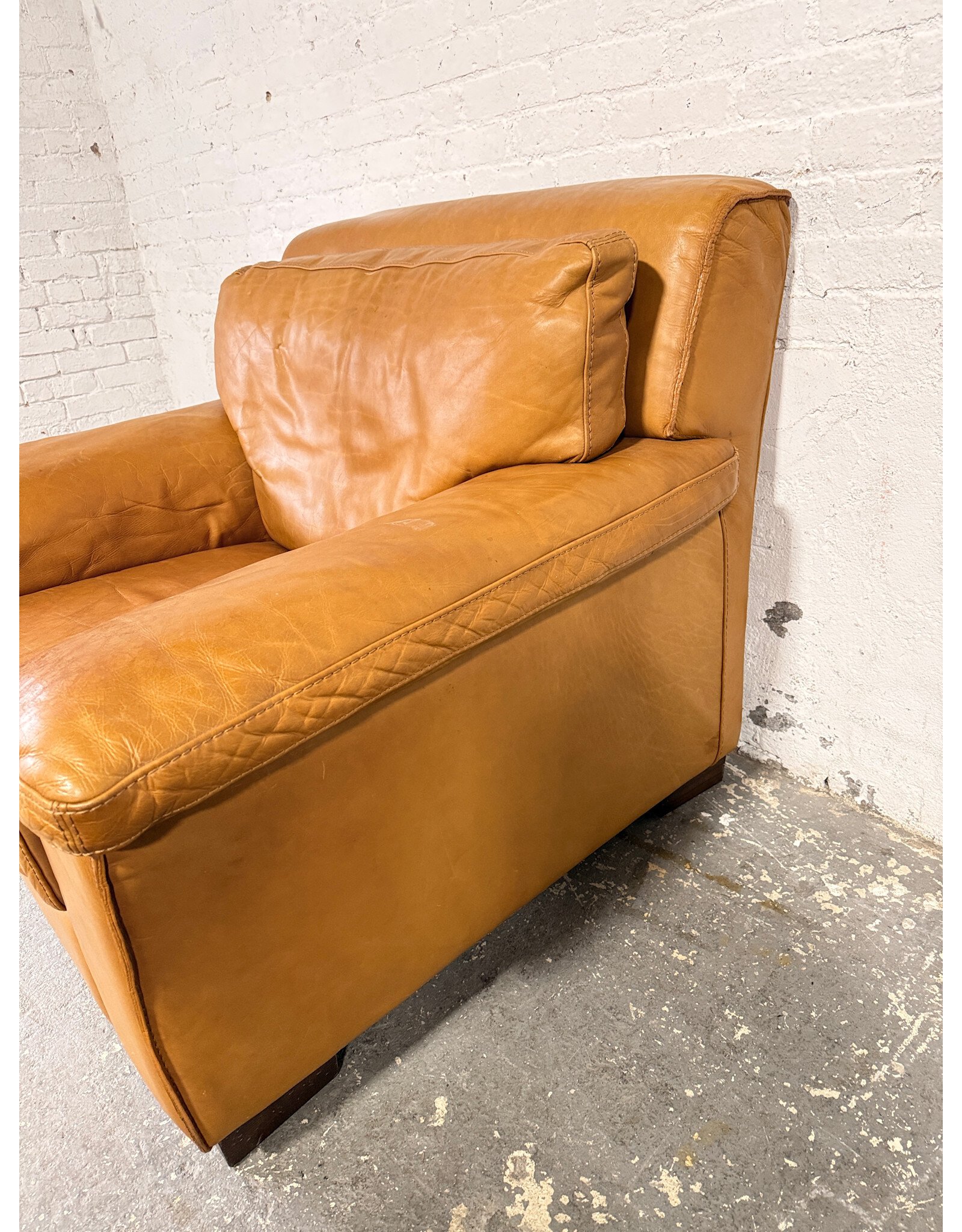 Brown Leather Arm Chair