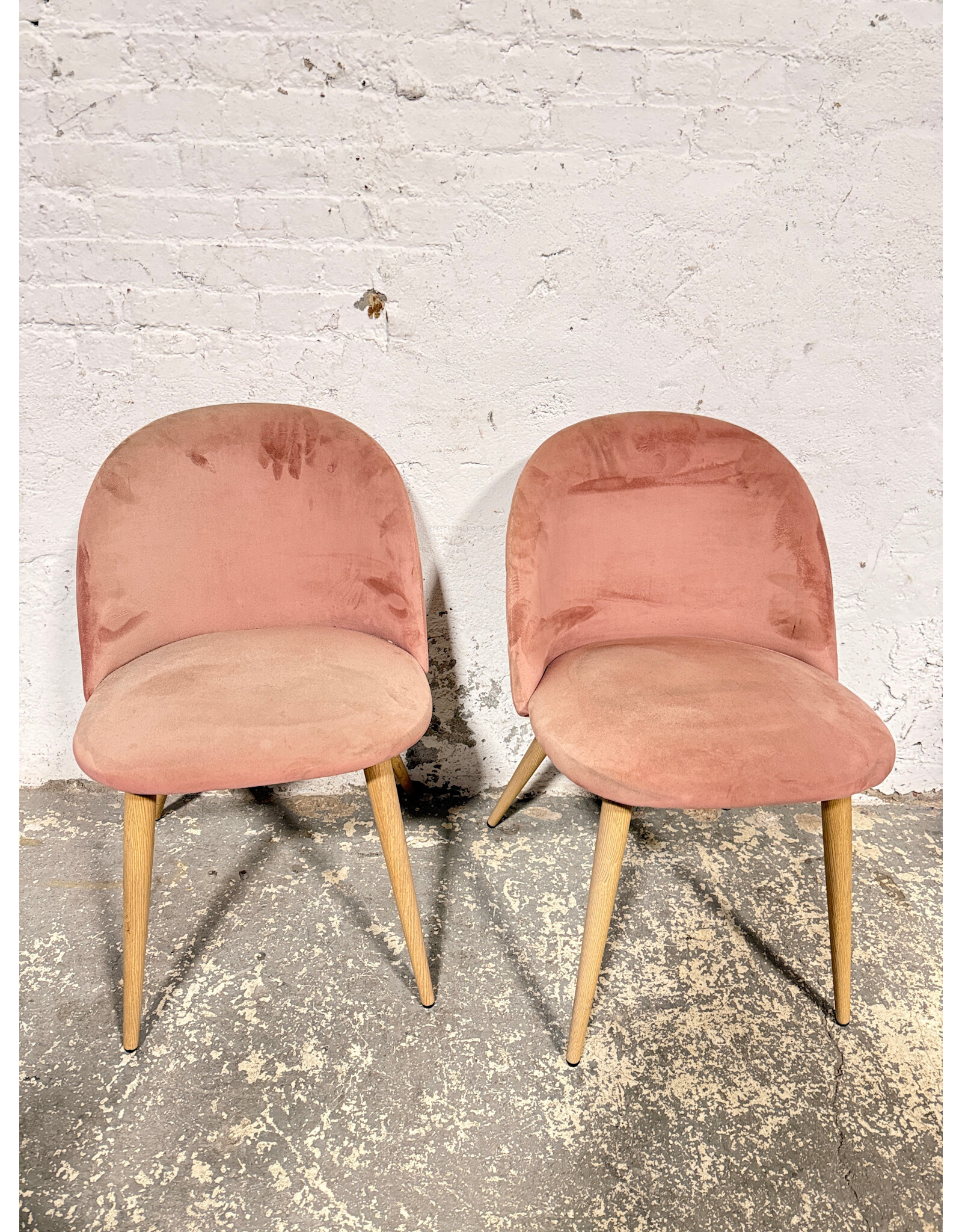 Modern Rose Upholstered Dining Chair