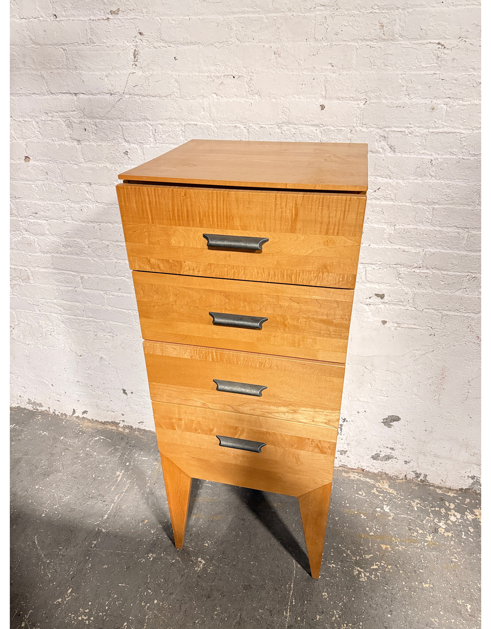 Modern Wooden 4-Drawer Chest