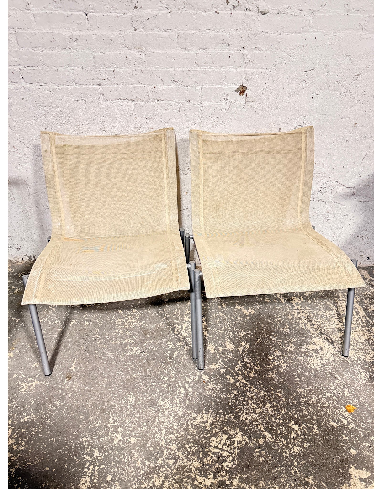 Modern Mesh Sling Lounge Chair