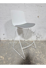 White Poppin Key Stool