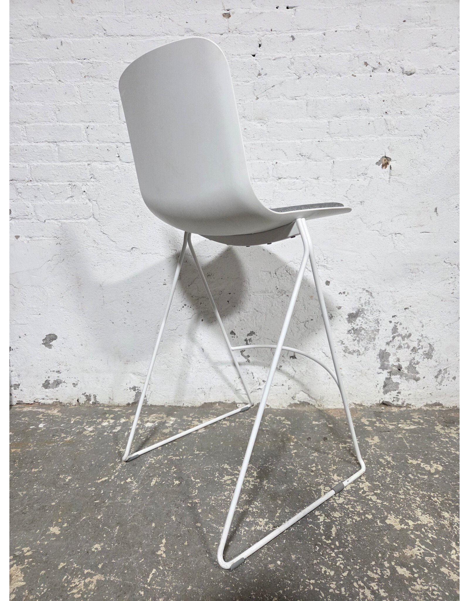 White Poppin Key Stool