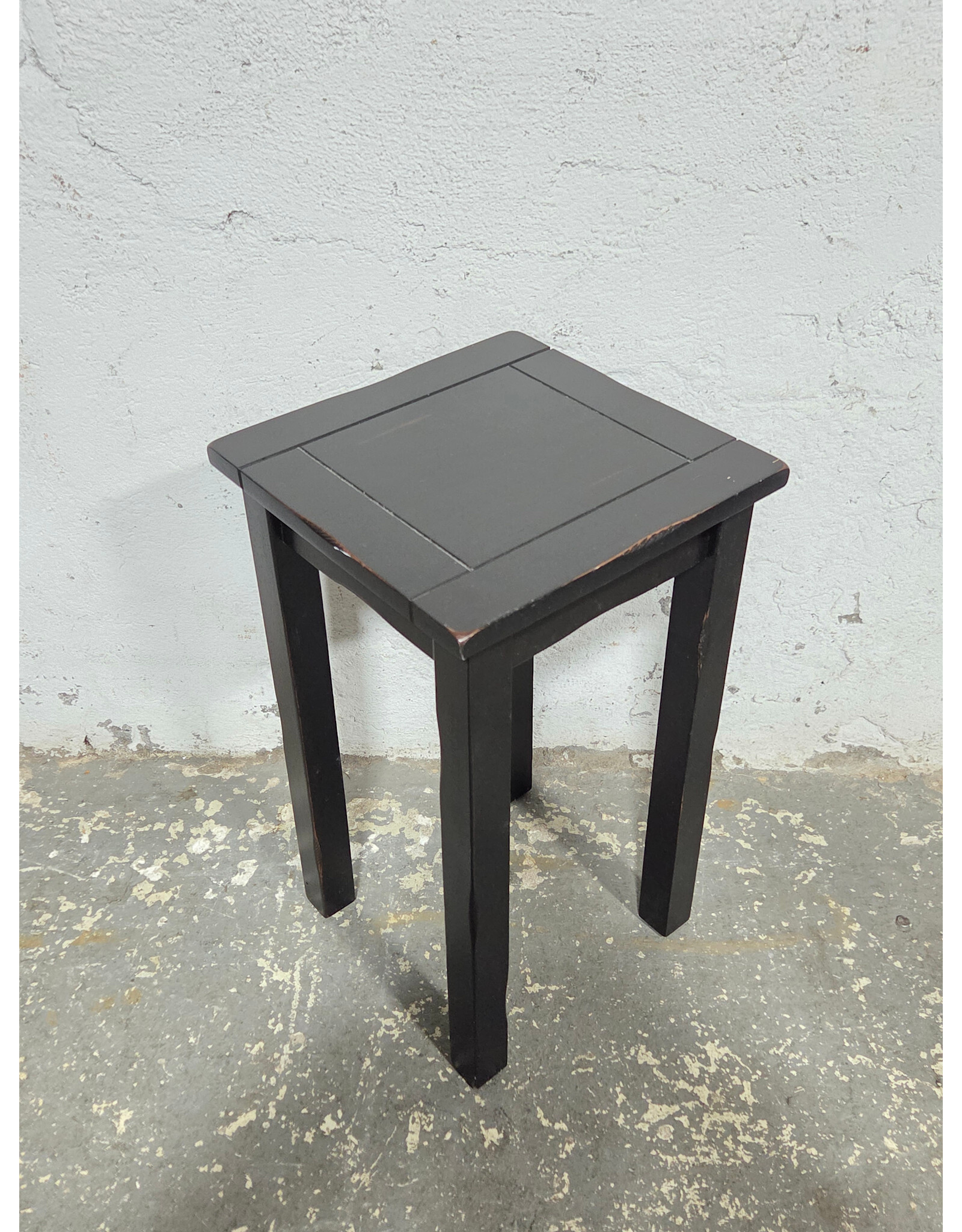 Small Black Wooden Side Table