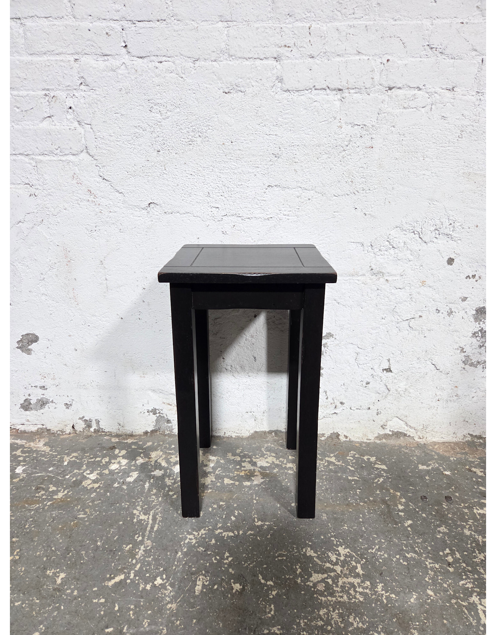 Small Black Wooden Side Table