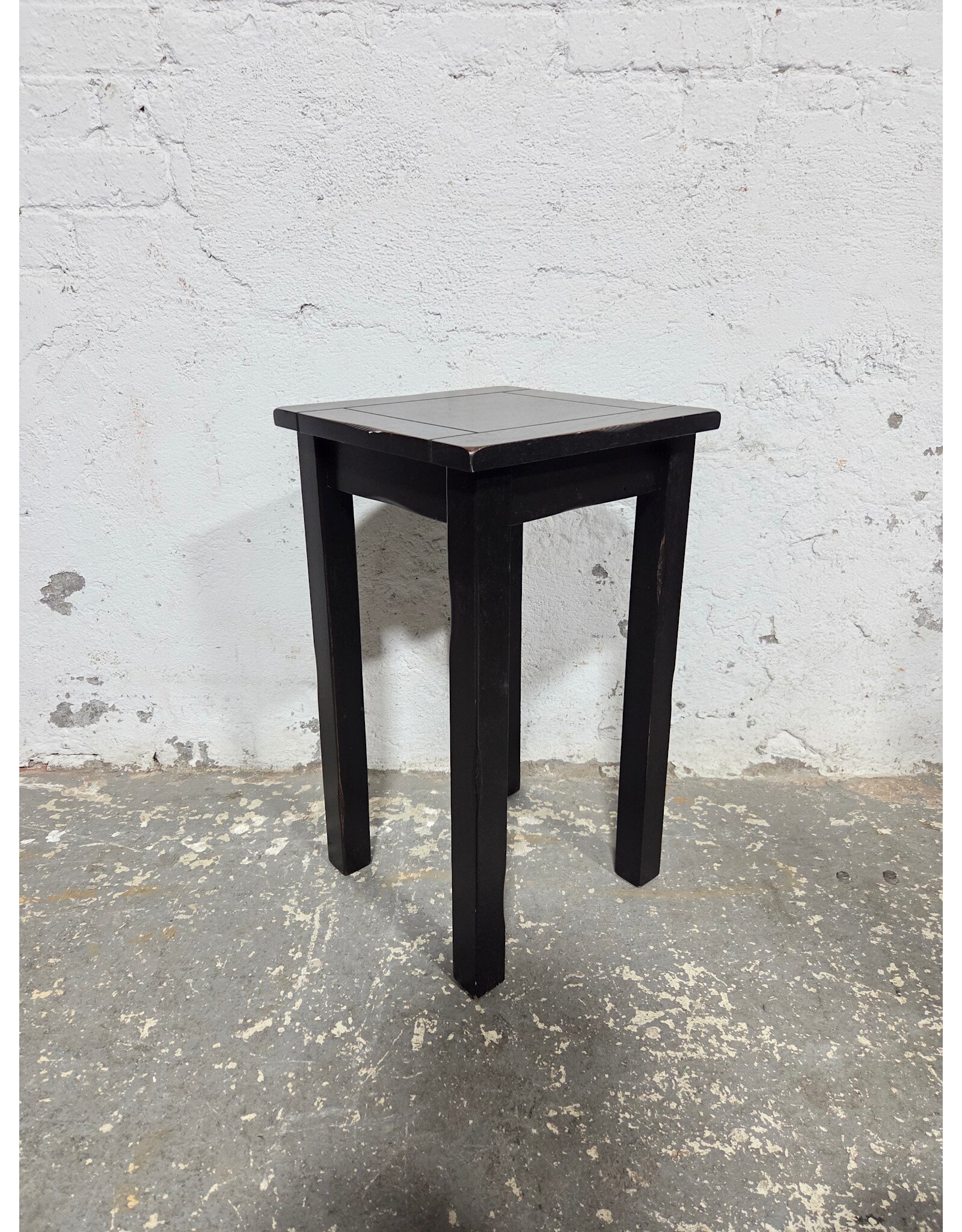 Small Black Wooden Side Table