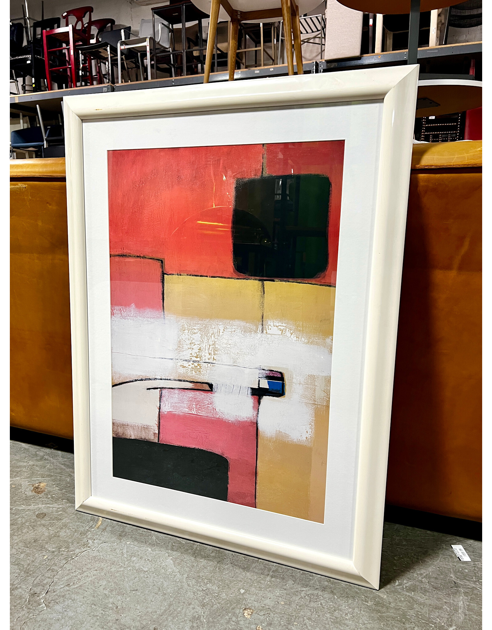 Linear Language I by Luis Parra, framed print