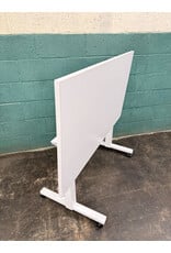 White Flip-Top Meeting Table