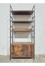Modern Faux Wood 3-tier Storage Shelf