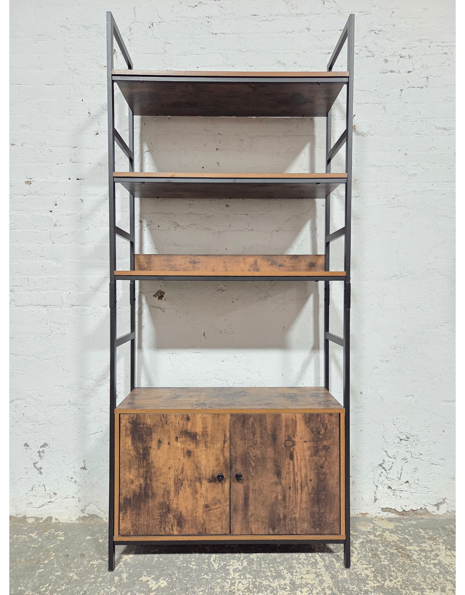 Modern Faux Wood 3-tier Storage Shelf