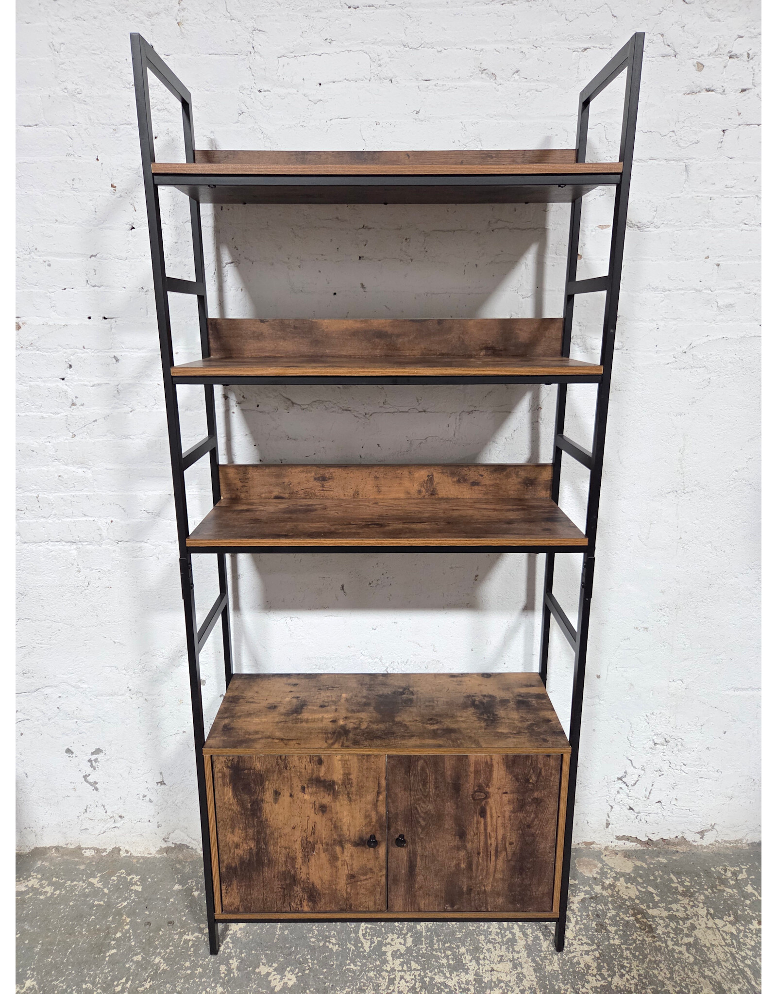 Modern Faux Wood 3-tier Storage Shelf