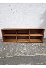 Modern Low Wooden Bookshelf