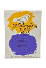 1981 Protest Poster: El Salvador is All of Us