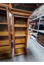 Right Side Wooden Barrister Style Bookcase
