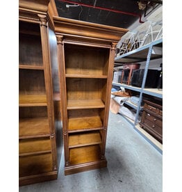 Right Side Wooden Barrister Style Bookcase