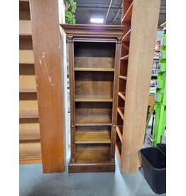 Left Side Wooden Barrister Style Bookcase