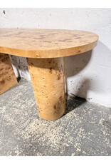 Modern Burl Wood Desk