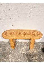 Modern Burl Wood Desk