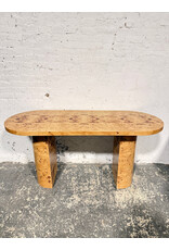 Modern Burl Wood Desk